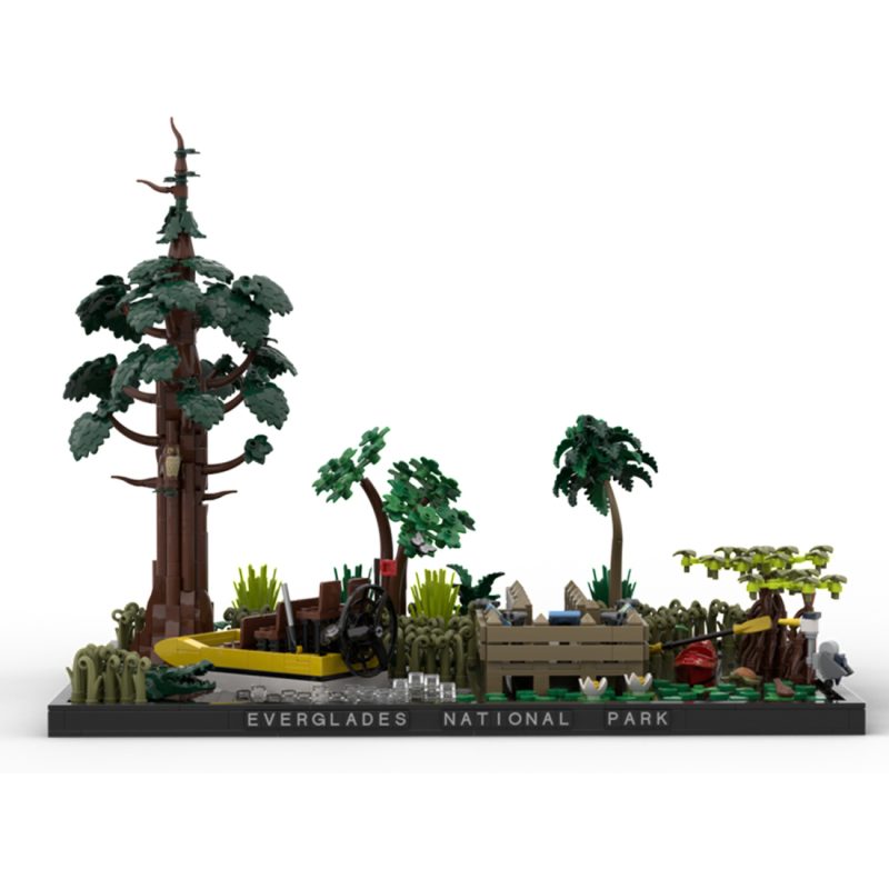 MOC-247453 Everglades Diorama Building Blocks Set (3064PCS)
