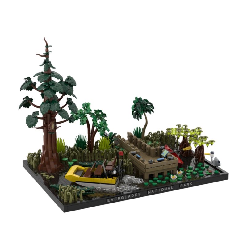 MOC-247453 Everglades Diorama Building Blocks Set (3064PCS)
