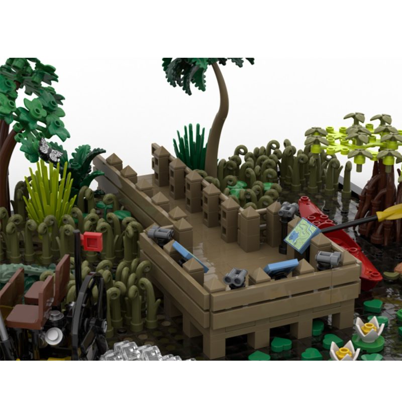 MOC-247453 Everglades Diorama Building Blocks Set (3064PCS)