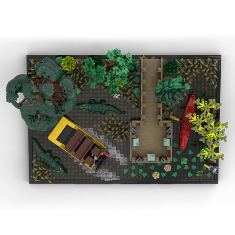 MOC-247453 Everglades Diorama Building Blocks Set (3064PCS)