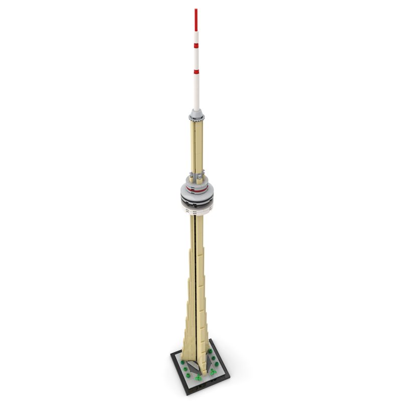 MOC-250102 1/800 Scale CN Tower Building Blocks Set (418PCS)