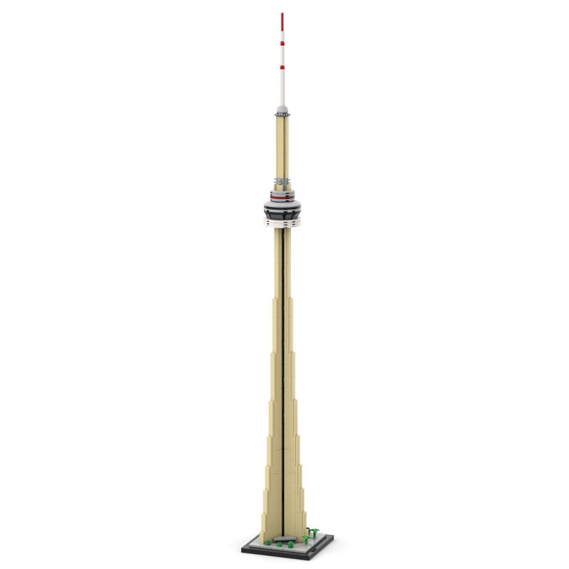 MOC-250102 1/800 Scale CN Tower Building Blocks Set (418PCS)