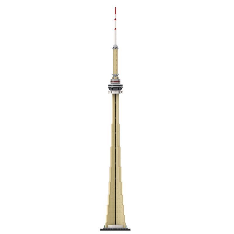MOC-250102 1/800 Scale CN Tower Building Blocks Set (418PCS)