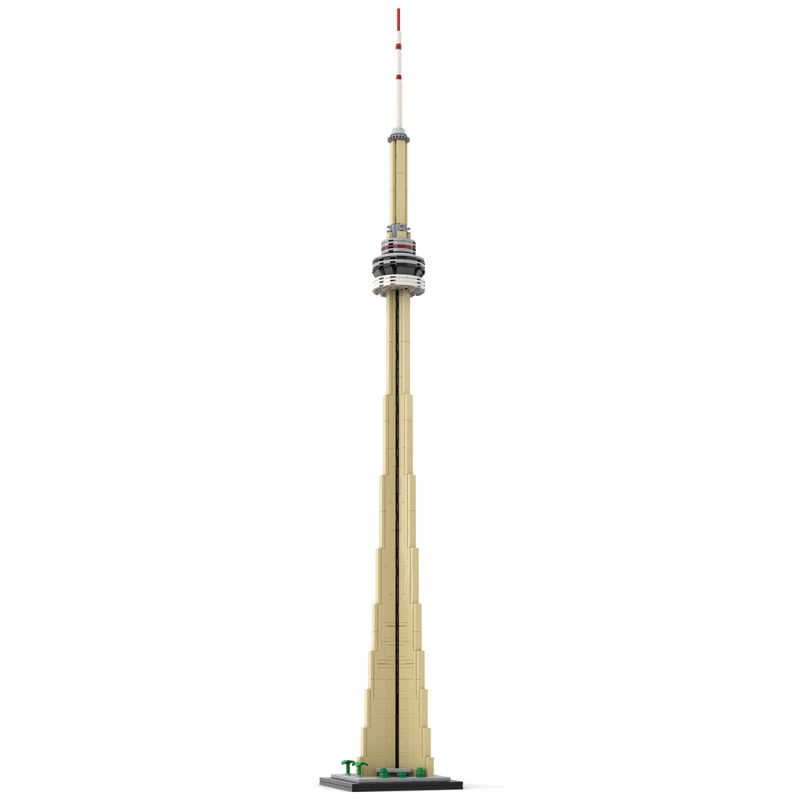 MOC-250102 1/800 Scale CN Tower Building Blocks Set (418PCS)