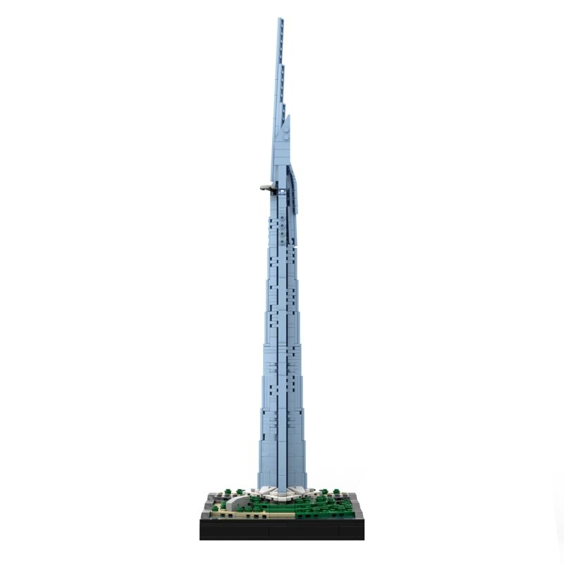 MOC-251921 Jeddah Tower 1/2000 Scale Landmark Building Blocks Set(646PCS)