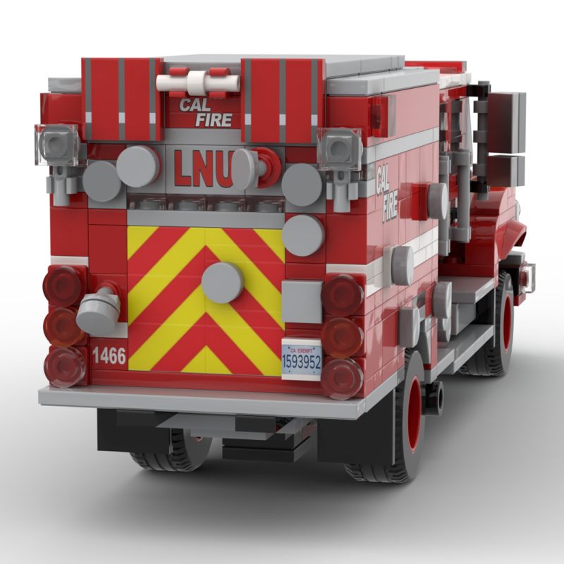 MOC-252484 2018 BME Intl. Type III Brush Engine CAL FIRE Building Blocks Set (767PCS)