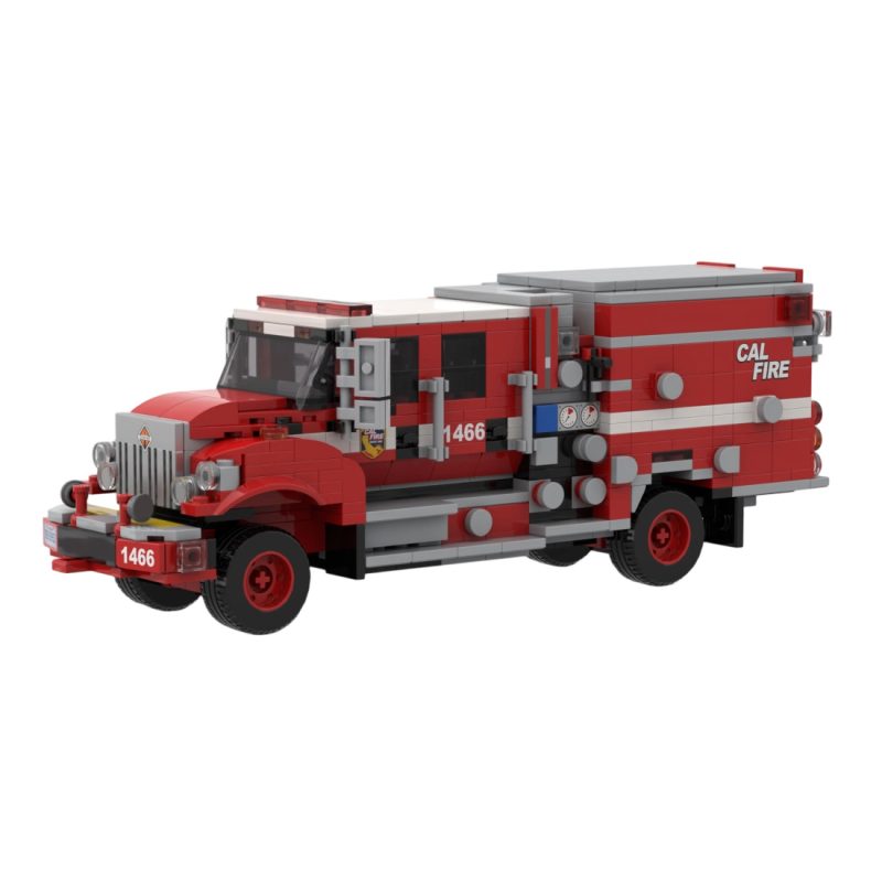 MOC-252484 2018 BME Intl. Type III Brush Engine CAL FIRE Building Blocks Set (767PCS)
