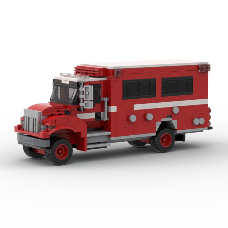 MOC-252487 – 2021 BME Intl. Crew Carrier CAL FIRE Building Blocks Set (811PCS)