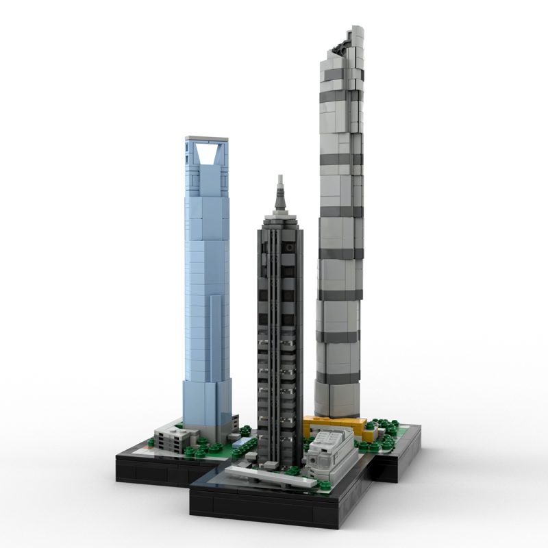 MOC-253823 1/2000 Scale Shanghai Tower Skyscraper Building Blocks(609PCS)