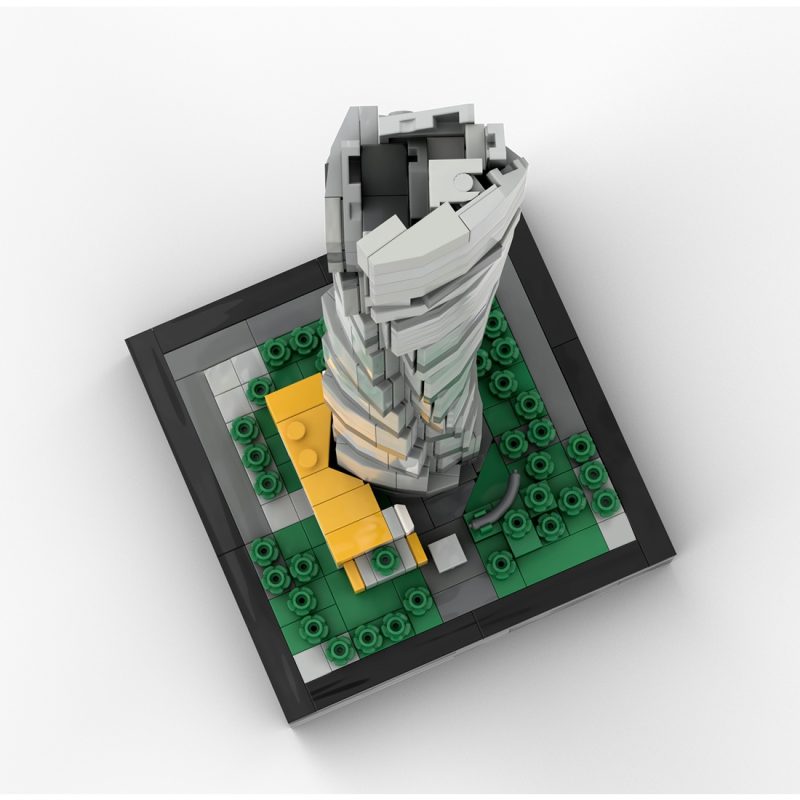 MOC-253823 1/2000 Scale Shanghai Tower Skyscraper Building Blocks(609PCS)
