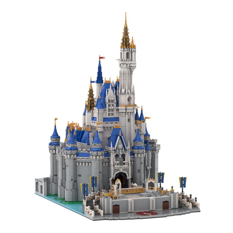 MOC-254957 Ultimate Cinderella Castle v2 With Stage Building Blocks Set (13032PCS)