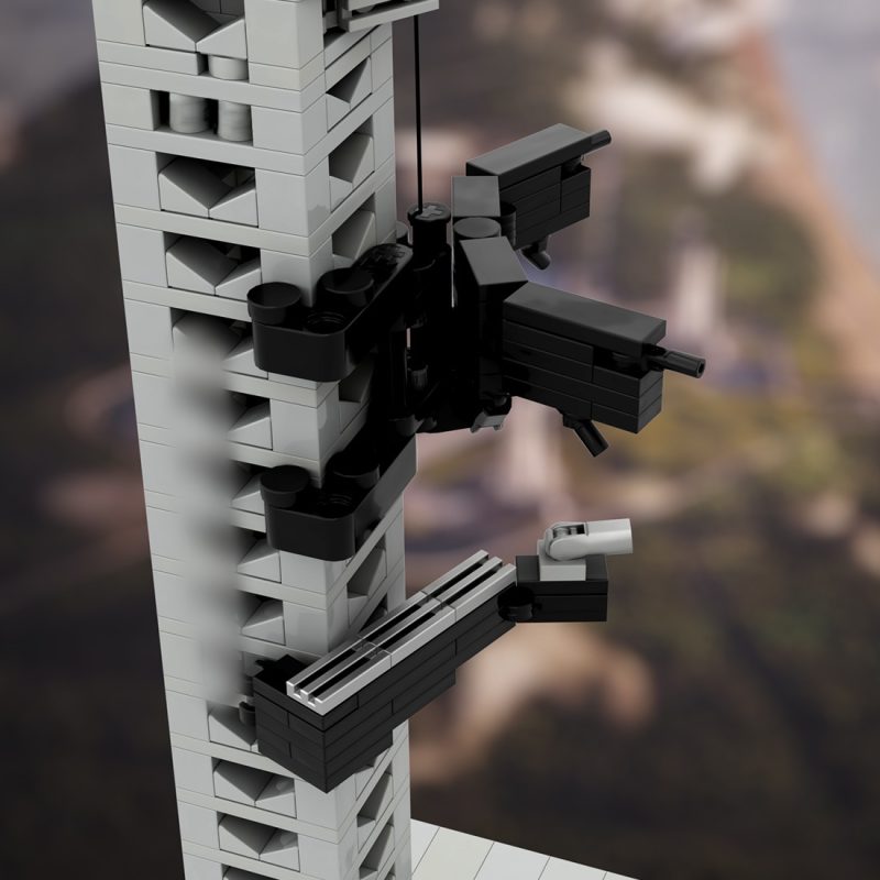 MOC-256254 1/480 Scale SpaceX Starship Launch Site new design building blocks(994PCS)