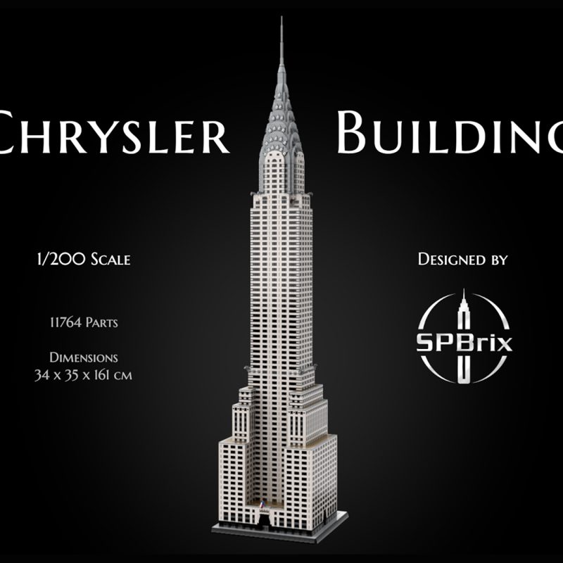 MOC-256614 1/200 Scale Chrysler Building Building Blocks Set (11764PCS)