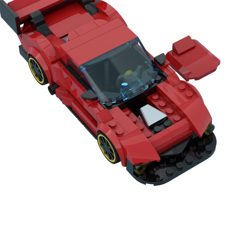 MOC-256711 Geneva GT3-EVO Building Blocks Set (205PCS/Red)