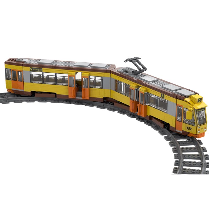 MOC-262011 Düwag ZGT-6 Tram Building Blocks Set (1036PCS)