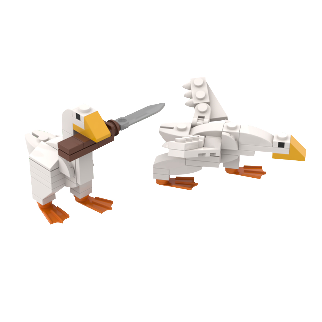 MOC-52526 Creative Goose Building Blocks Set (81PCS)