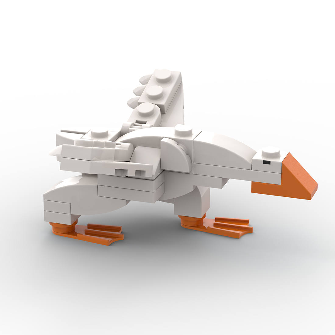 MOC-52526 Creative Goose Building Blocks Set (81PCS)