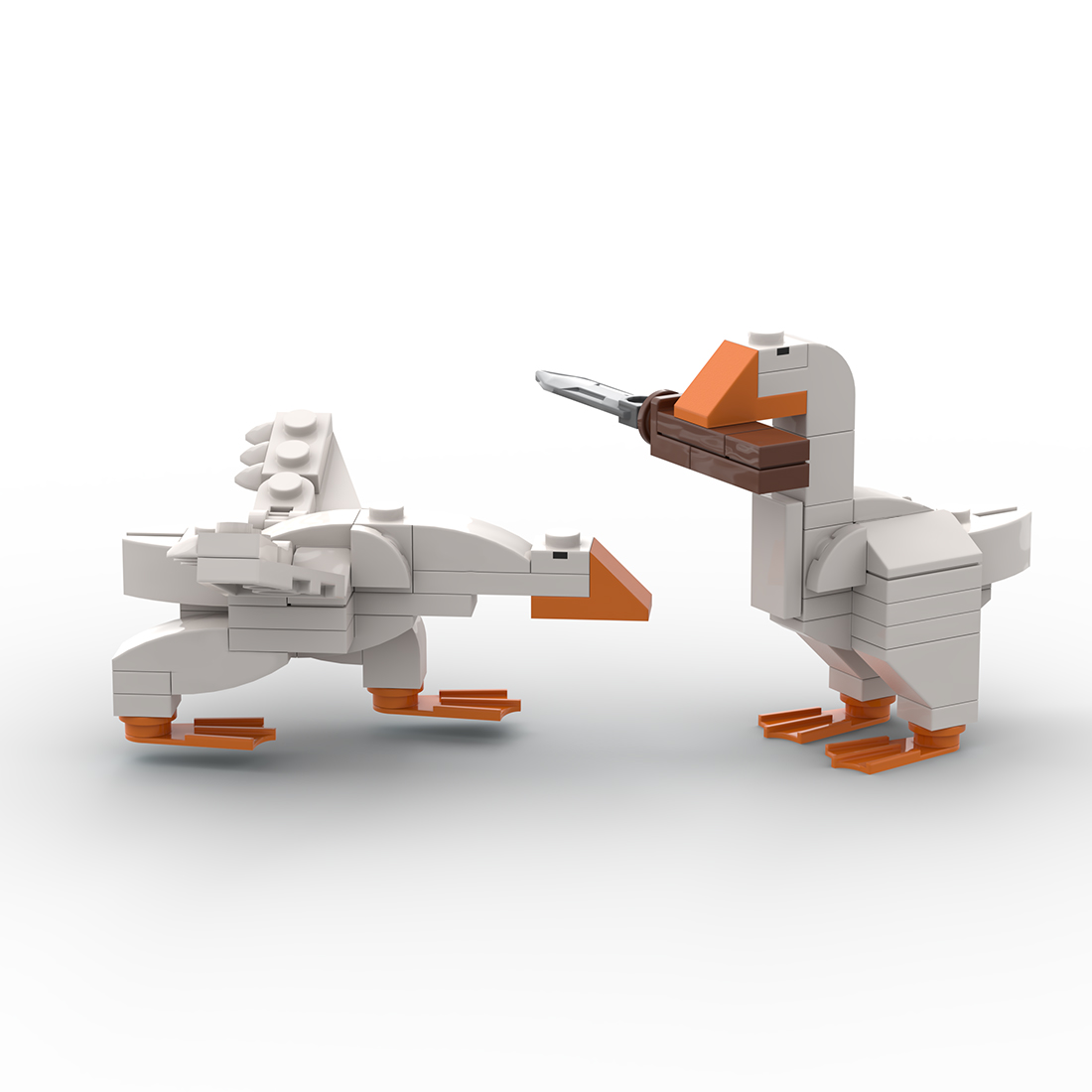 MOC-52526 Creative Goose Building Blocks Set (81PCS)