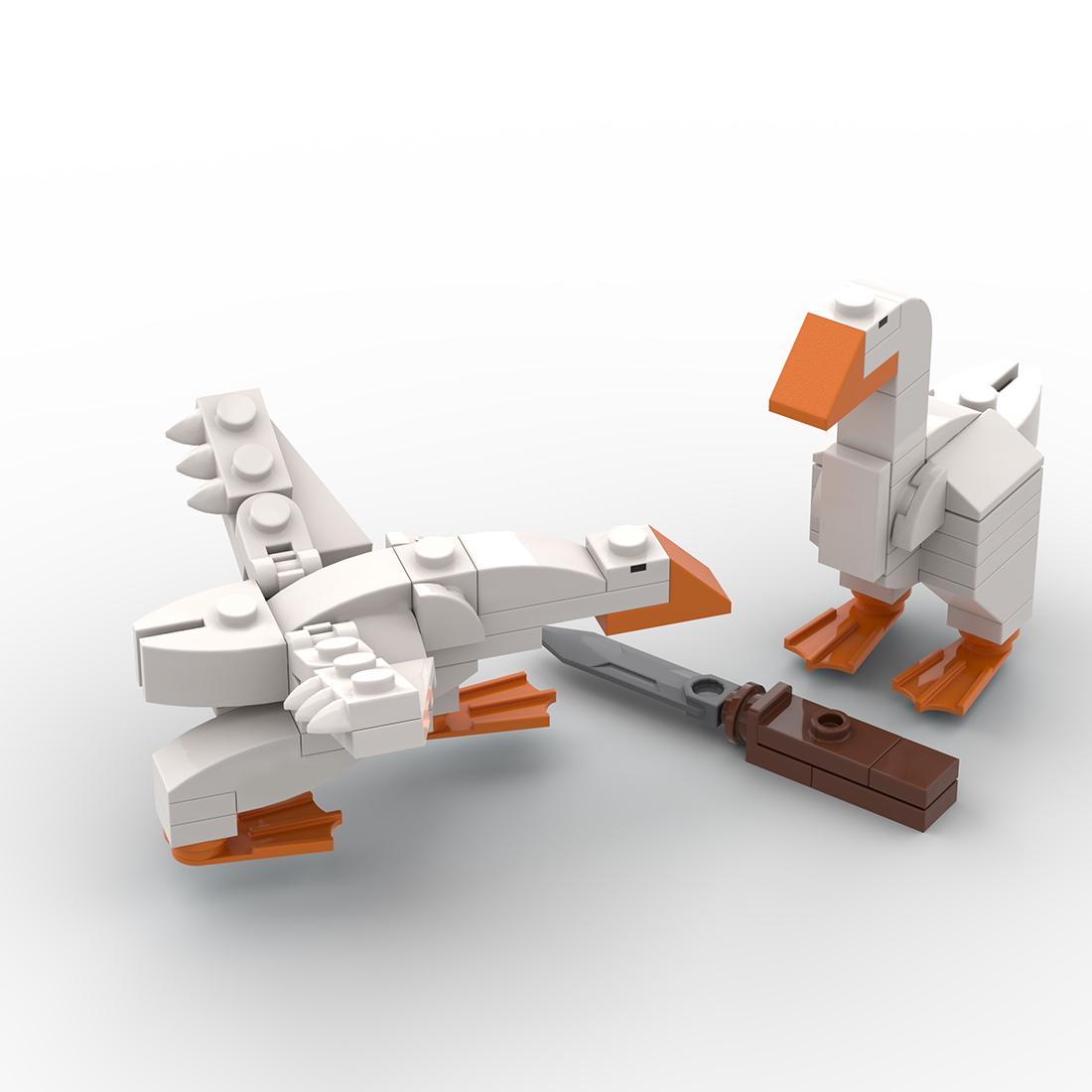 MOC-52526 Creative Goose Building Blocks Set (81PCS)