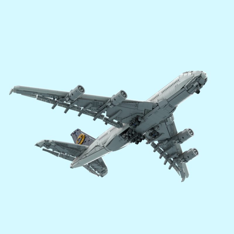 MOC-231917 Lufthansa Airbus A380 Building Blocks Set (3787PCS)