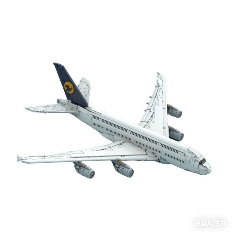 MOC-231917 Lufthansa Airbus A380 Building Blocks Set (3787PCS)