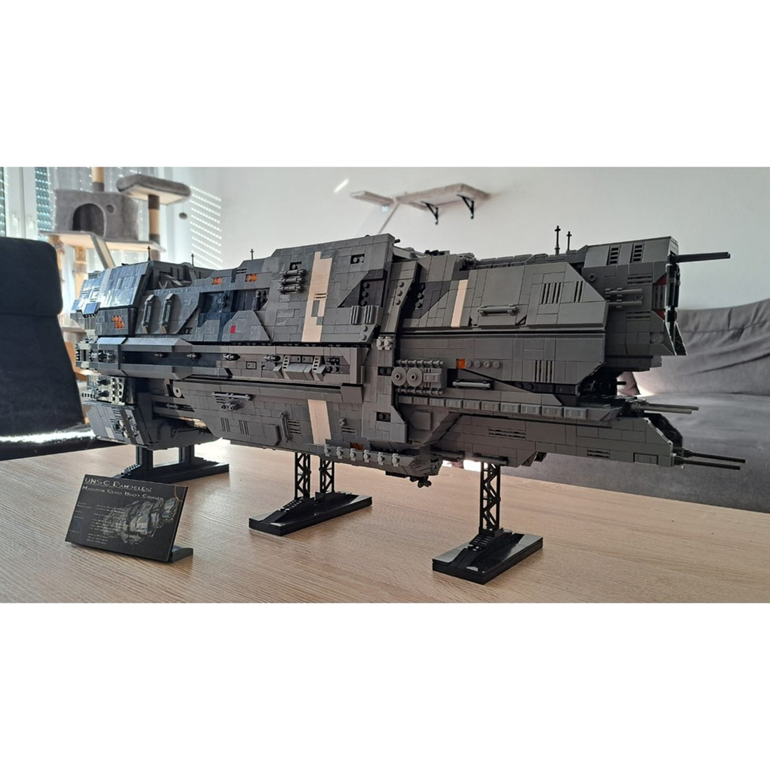 MOC-213777 Sci- Fi Valiant -Class Heavy Cruiser Battleship Building Blocks Set (6894PCS)