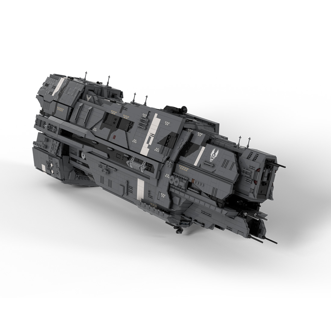 MOC-213777 Sci- Fi Valiant -Class Heavy Cruiser Battleship Building Blocks Set (6894PCS)