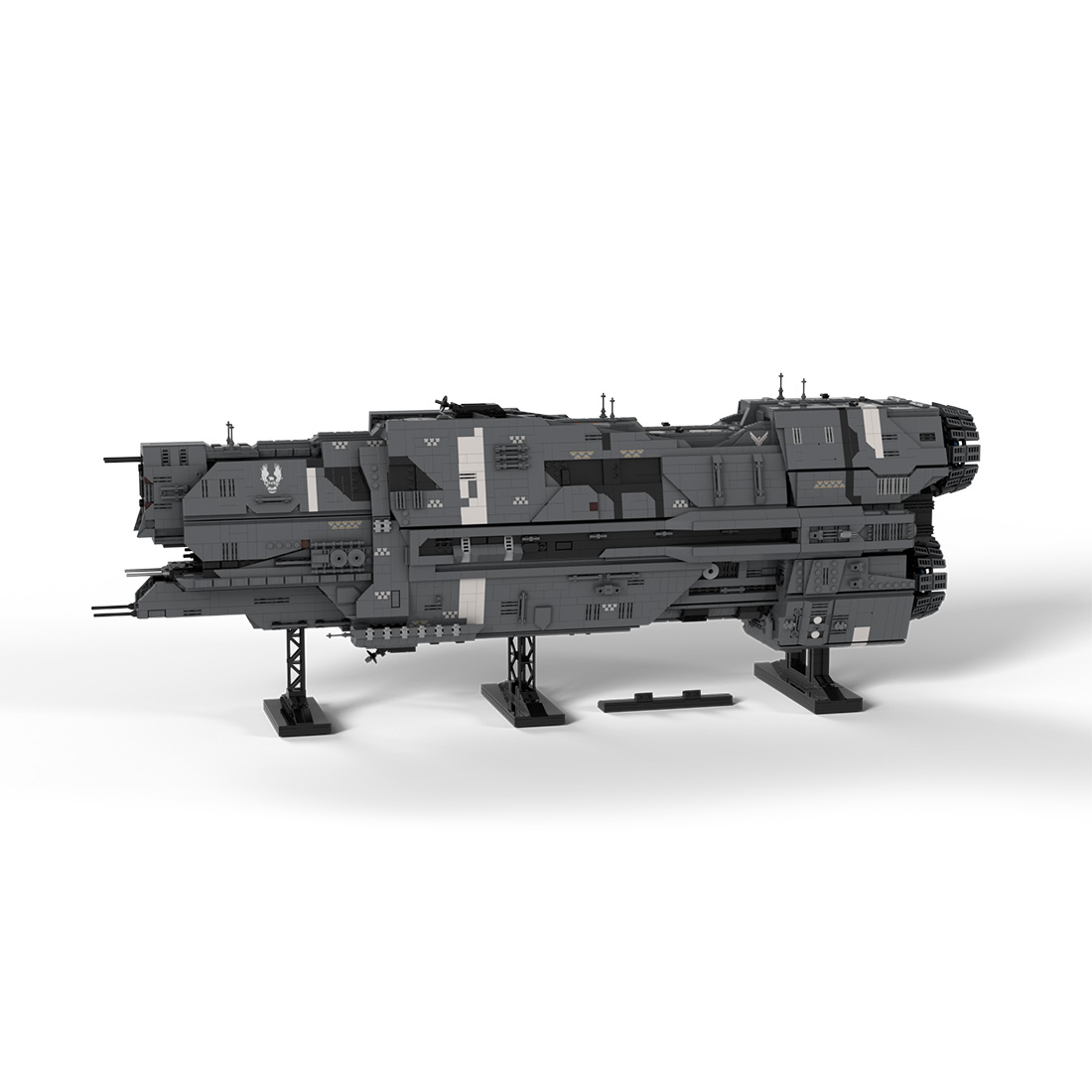 MOC-213777 Sci- Fi Valiant -Class Heavy Cruiser Battleship Building Blocks Set (6894PCS)