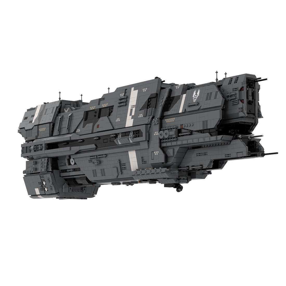 MOC-213777 Sci- Fi Valiant -Class Heavy Cruiser Battleship Building Blocks Set (6894PCS)