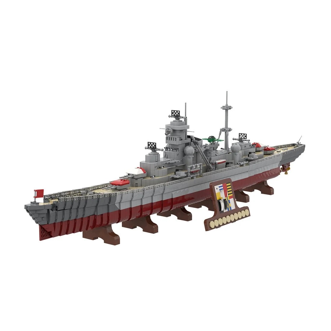 Custom MOC-119082 Prinz Eugen RC German WW2 Strategic Cruiser Model(4933PCS)