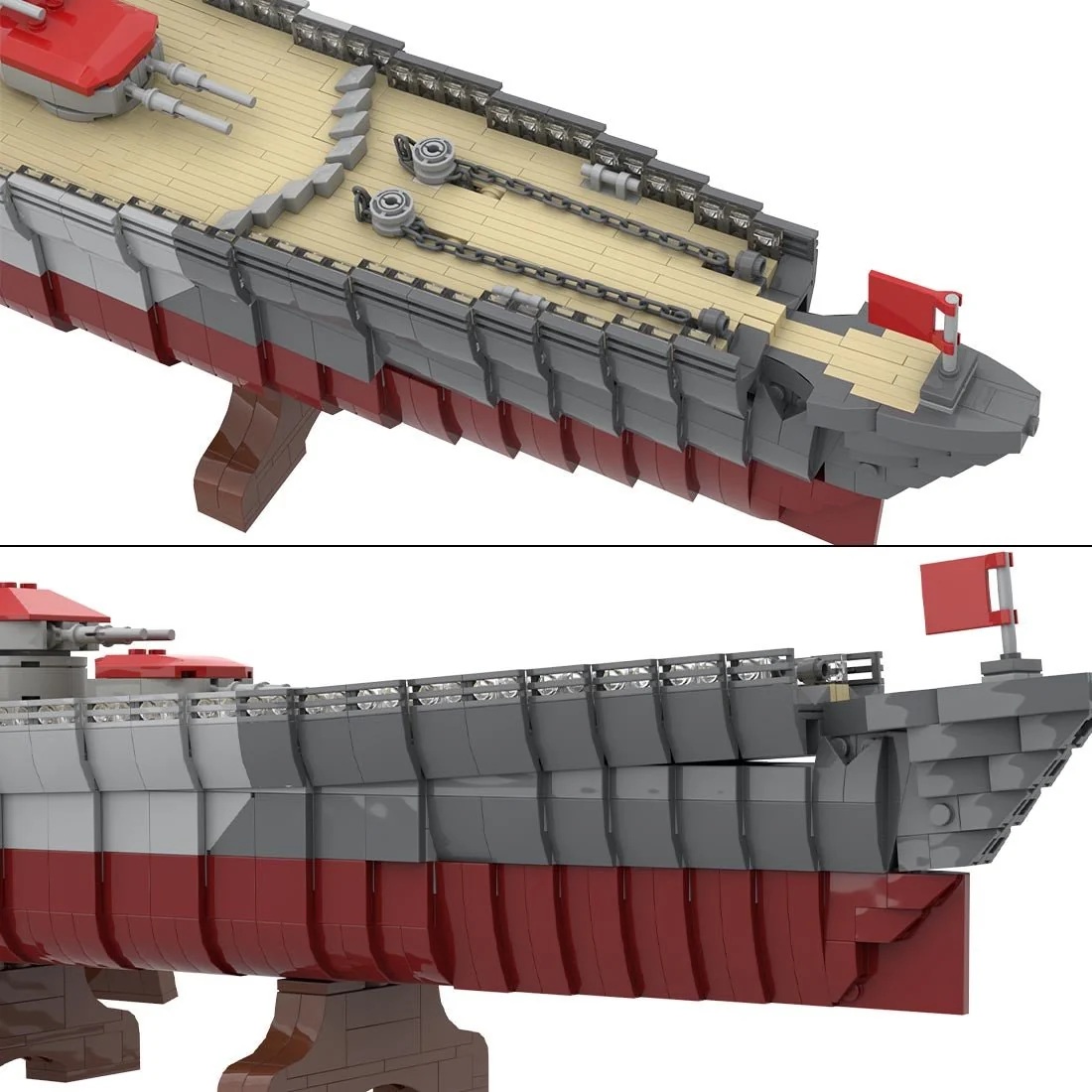 Custom MOC-119082 Prinz Eugen RC German WW2 Strategic Cruiser Model(4933PCS)
