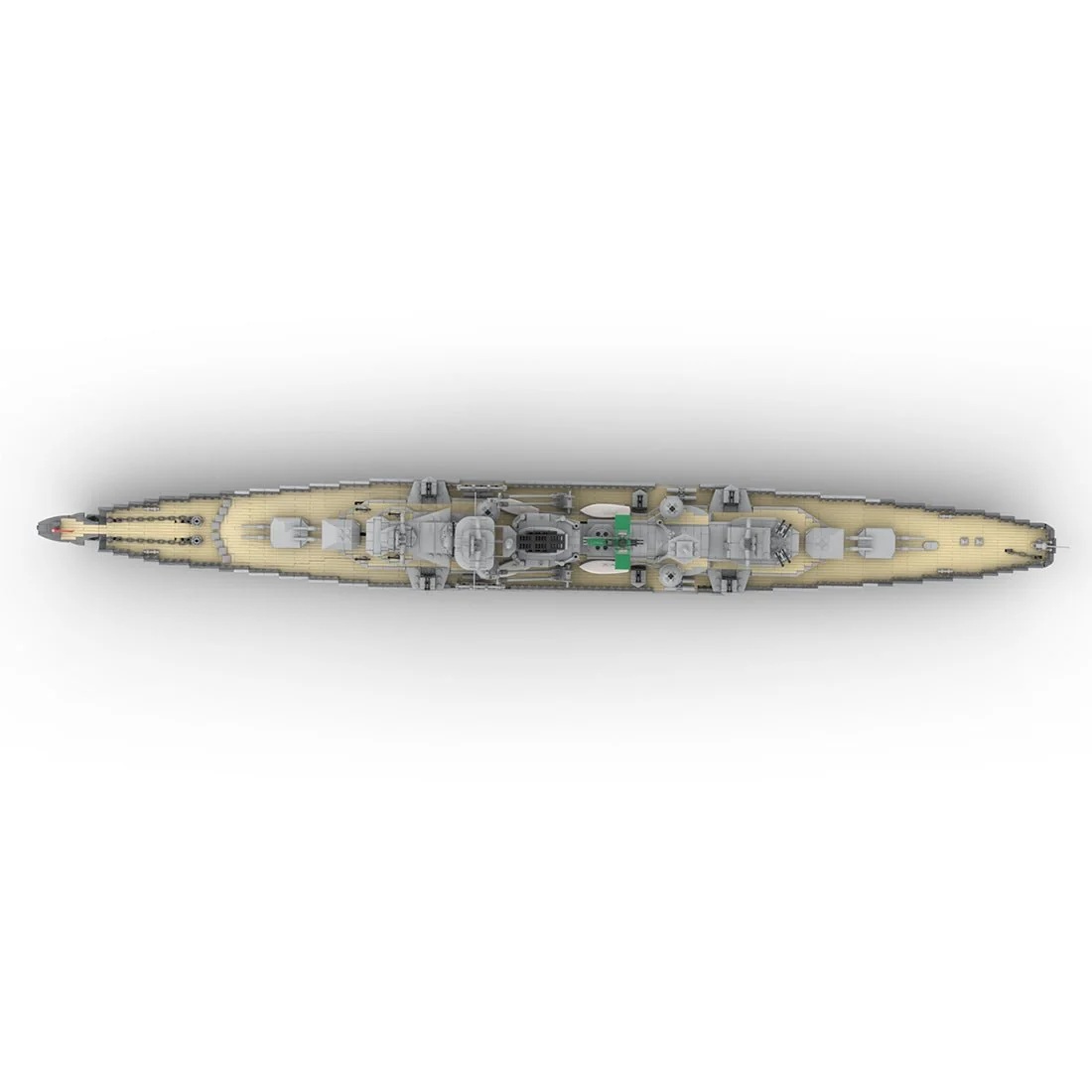 Custom MOC-119082 Prinz Eugen RC German WW2 Strategic Cruiser Model(4933PCS)