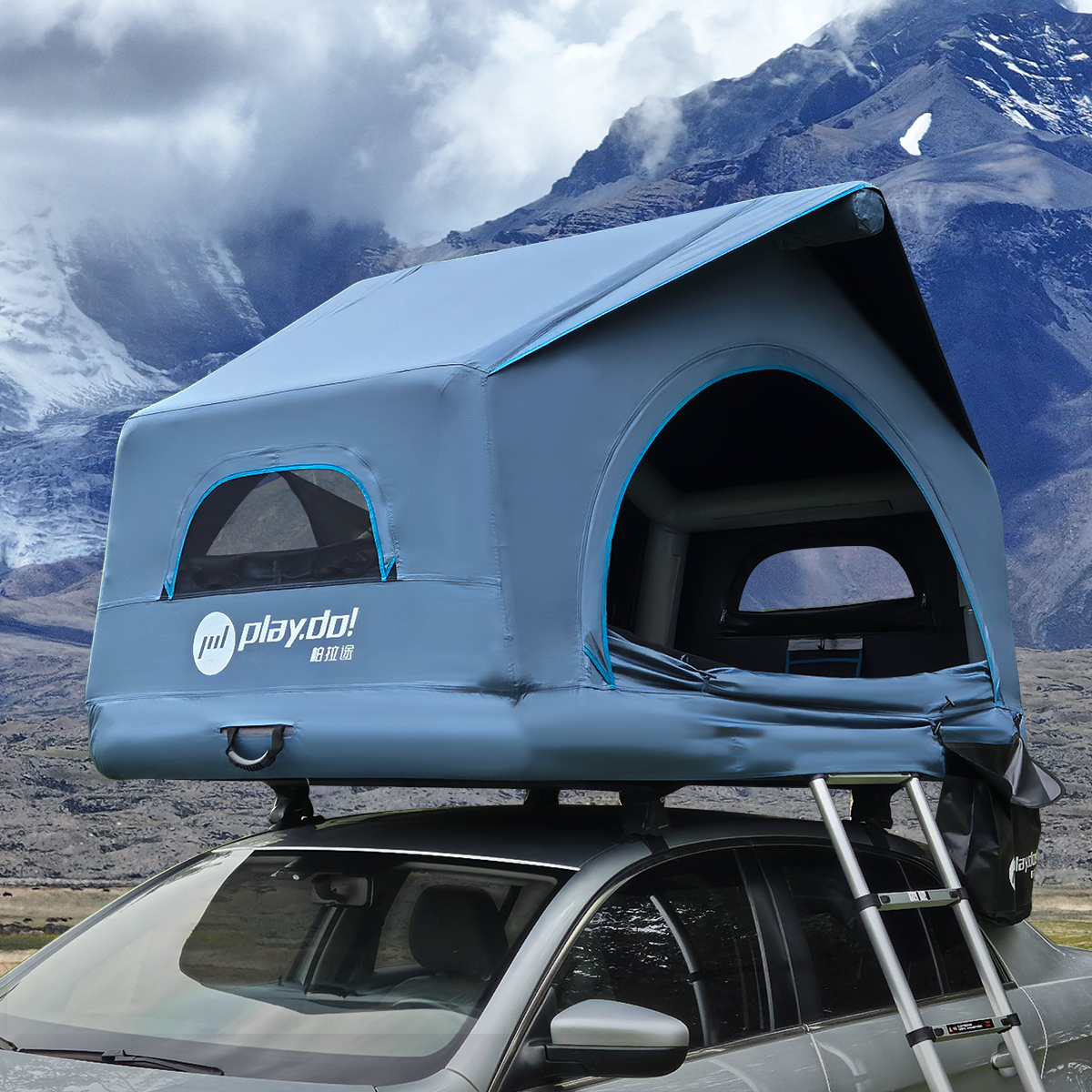 Shell Wing Inflatable Roof Top Tent