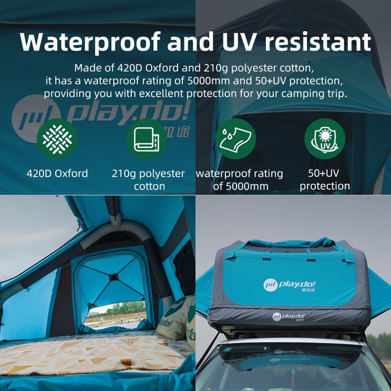 Island of Fish Inflatable Roof Top Tent