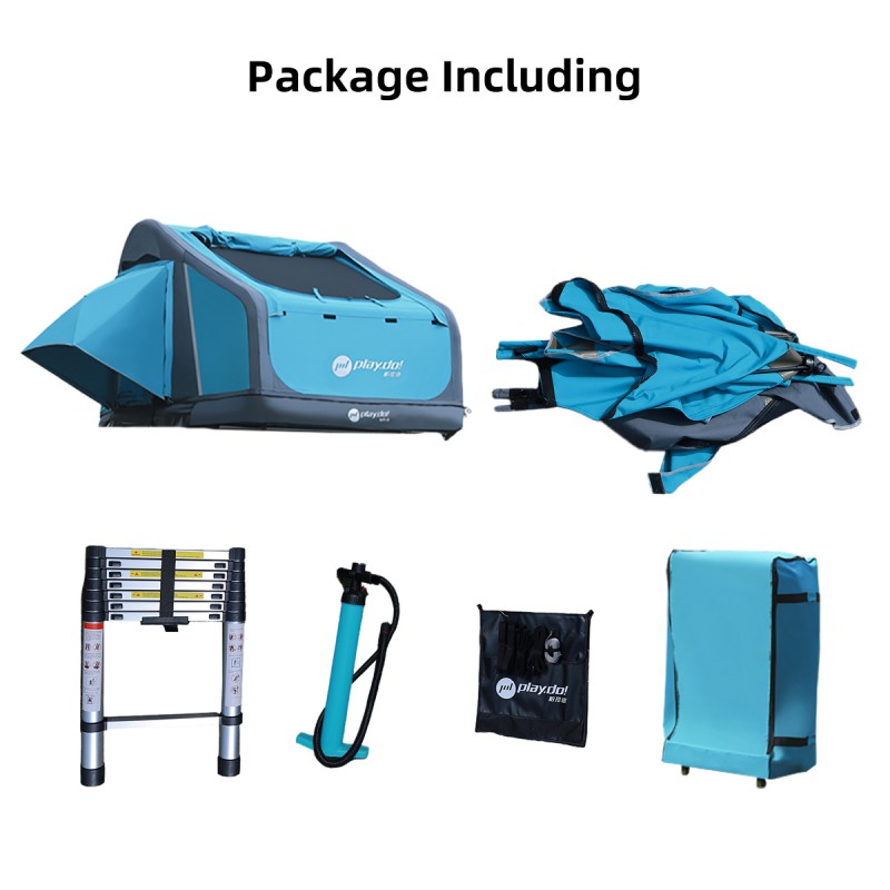 Island of Fish Inflatable Roof Top Tent