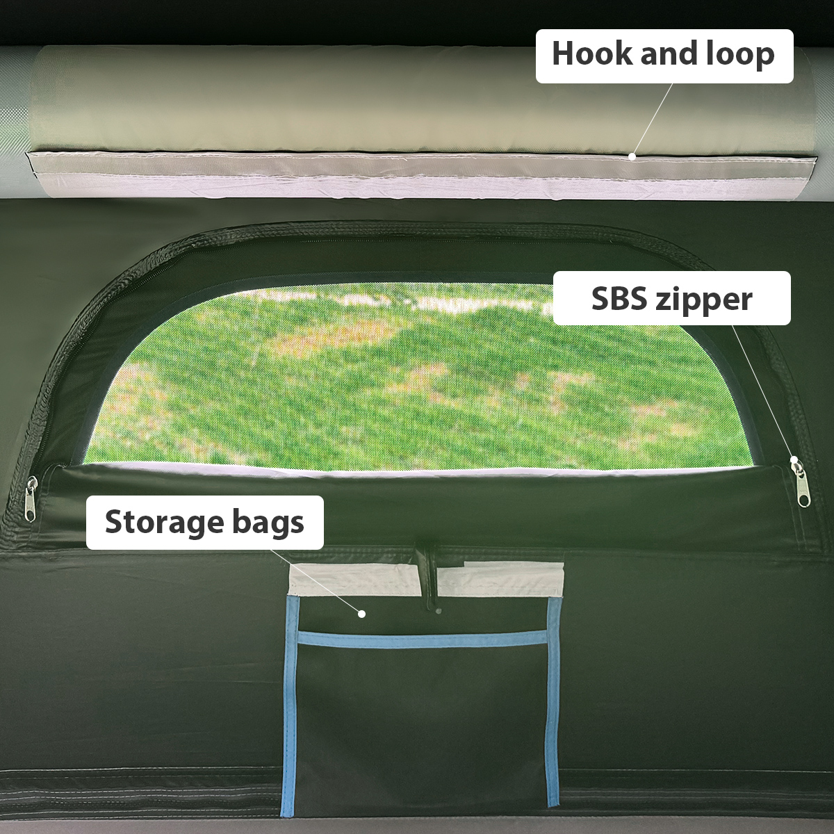 Shell Wing Inflatable Roof Top Tent