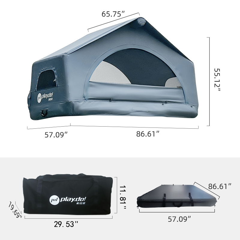 PlayDo Shell Wing Inflatable Roof Top Tent