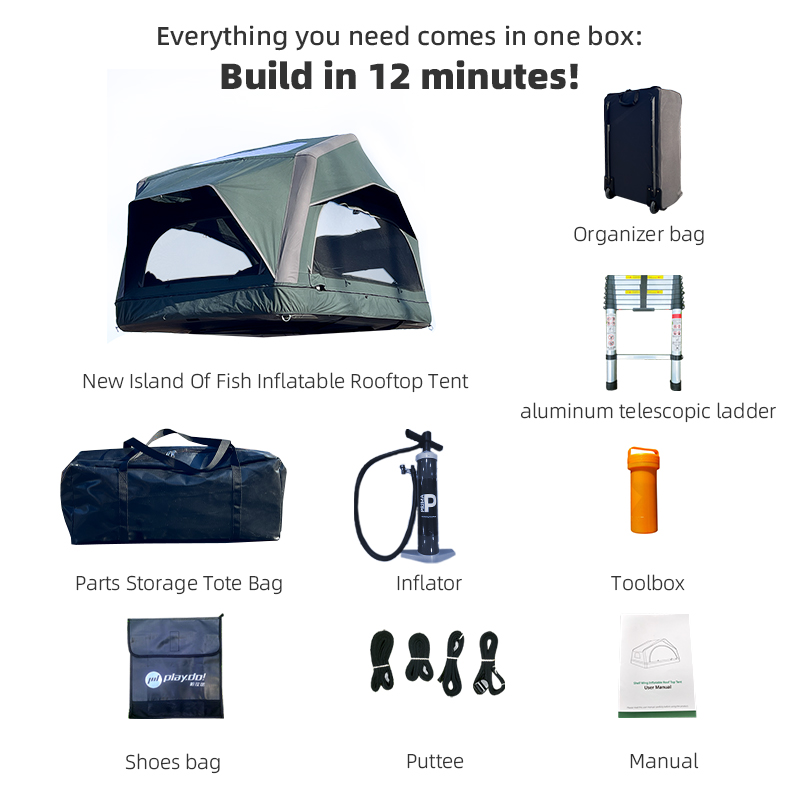 PlayDo Starry Sky Island of Fish Roof Top Tent