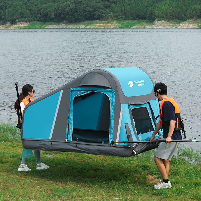 PlayDo Limited Edition Fish Island Inflatable Roof Tent
