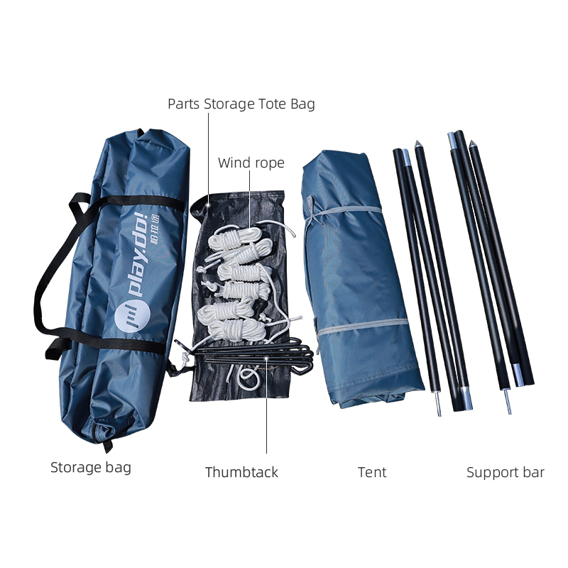 PlayDo Fish Island 90° car side awning