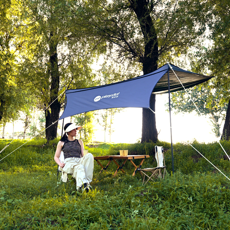 PlayDo Fish Island 90° car side awning