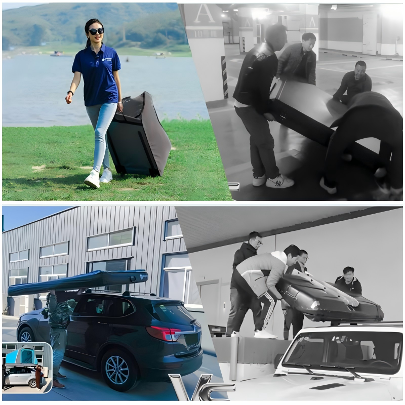 Inflatable Shell Roof Top Tent