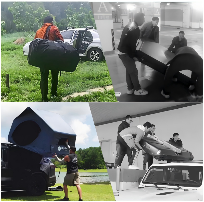 Shell Wing Inflatable Roof Top Tent