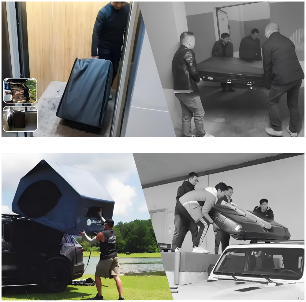 Island of Fish Inflatable Roof Top Tent