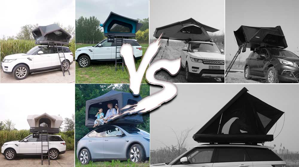 Inflatable rooftop tent vs Traditional rooftop tent