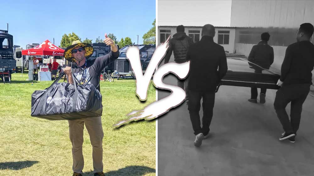 Inflatable rooftop tent vs Traditional rooftop tent 07