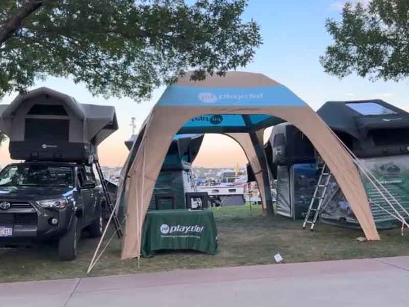 Discover Innovation at OVERLAND EXPO MOUNTAIN WEST: The Future of Rooftop Tents and Family Camping Solutions by play.do!-Playdo Roof Top Tent