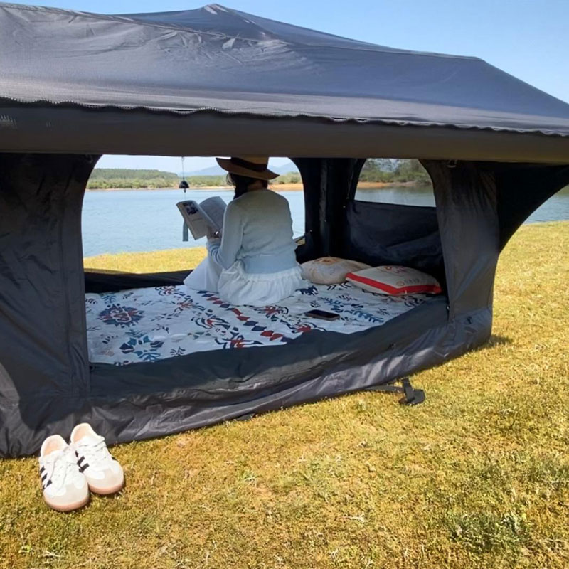 playdotent Inflatable rooftop tents castle-Ground use
