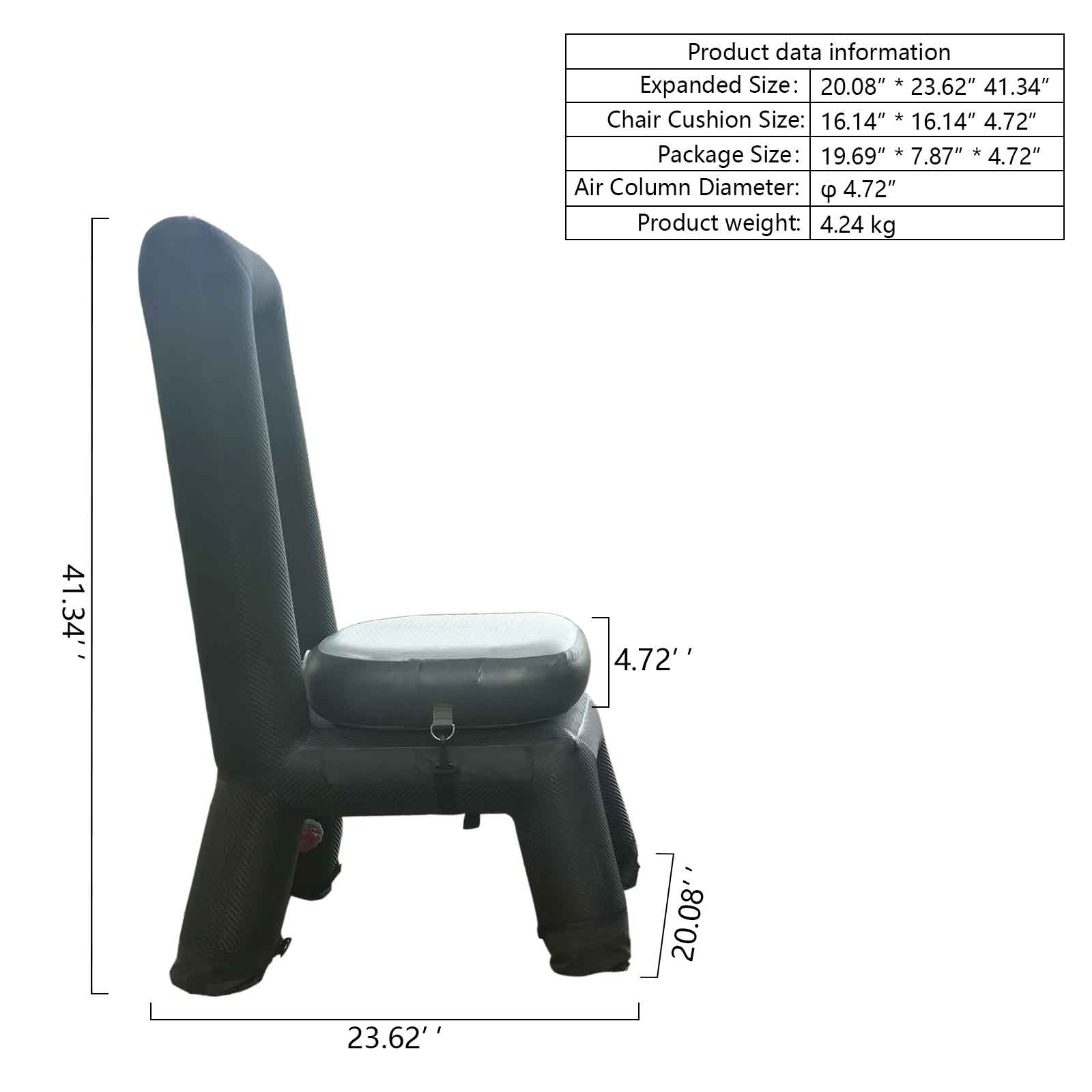 PlayDo Outdoor Inflatable Table and Chair Combo for Instant Storage-Playdo Roof Top Tent
