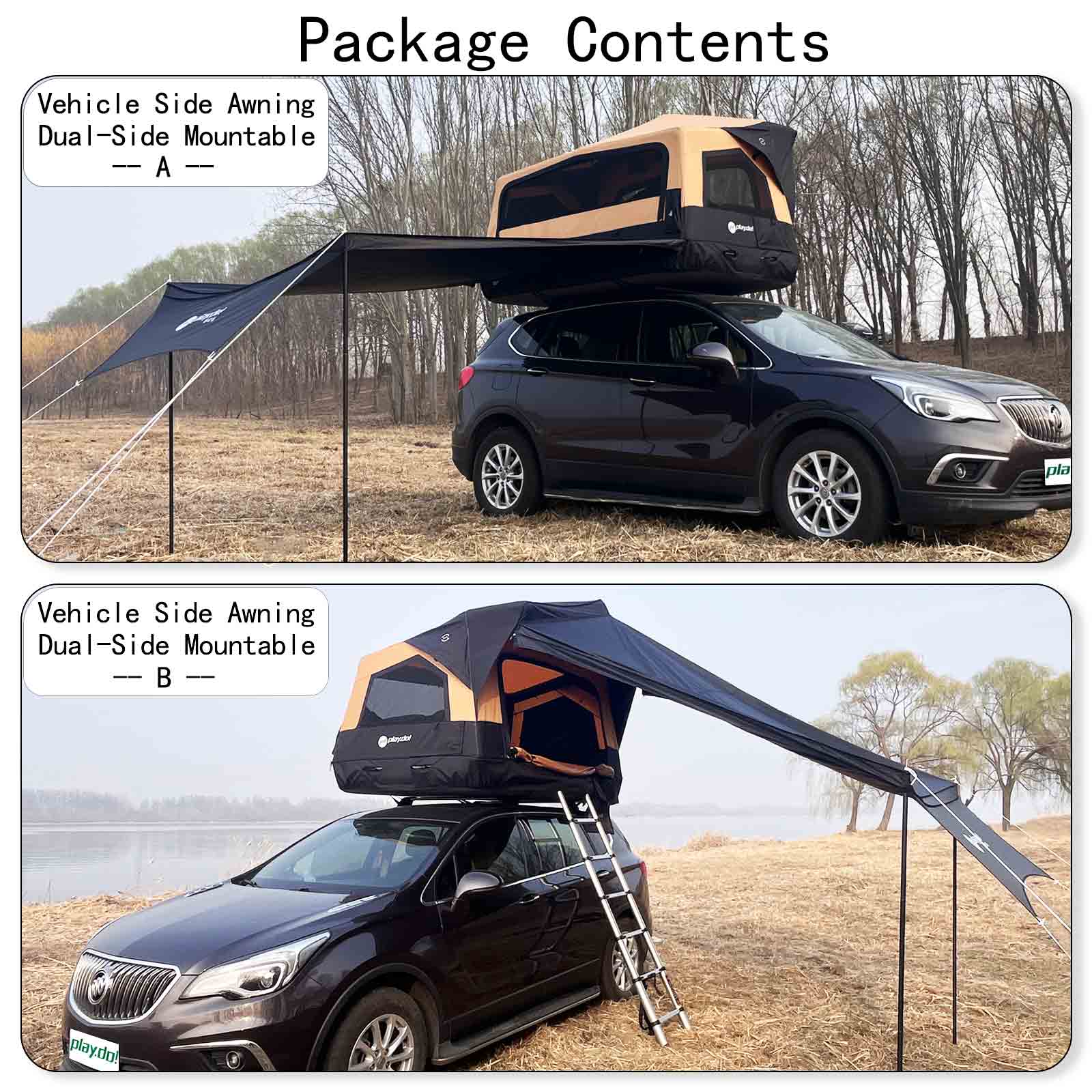 PlayDo Skiff - The Inflatable Rooftop Tent That Goes Anywhere